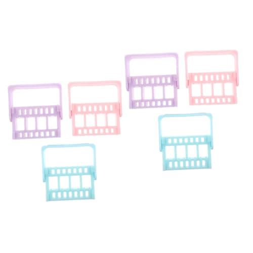 Baluue 6stücke Nagelbohrer Aufbewahrungsregal Maniküre Organizer Für Schleifköpfe Platzsparend Und Langlebig Für Schönheitssalons Und Zuhause von Baluue