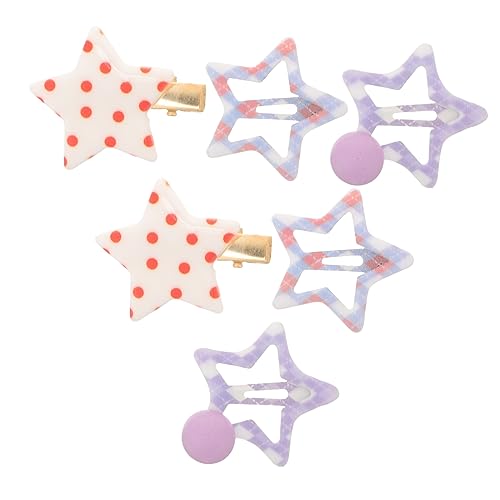 Baluue 6stücke Stern Haarclips Für Damen Süße Leichte Haarklammern Für Täglichen Gebrauch Partys Und Besondere Anlässe von Baluue