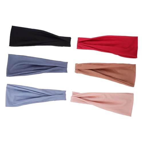 Baluue 6stücke Atmungsaktive Elastische Schweißbänder Stirnbänder Für Damen Yoga Workout Schweißband-stirnband Übungs-stirnbänder Baluue 6stücke Atmungsaktive Elastische Schweißbänder Stirnbänder Für Damen Yoga Workout Schweißband-stirnband Übungs-stirnbänder von Baluue