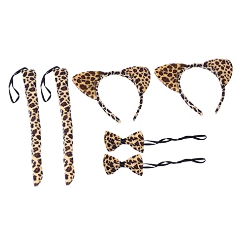 Baluue 6stücke Katzenohrschwanz Kostüm Prop Katzenohr Kopfbedeckung Dekor Katzen Cosplay Prop Einzigartiges Kostüm Dekor Accessoire Für Festivals Und Bühnenauftritte von Baluue