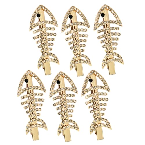 Baluue 6stücke Haarklammern Im -design Strass-haarspangen Für Mädchen Rutschfeste Haarclips Für Festliche Anlässe Und Alltagslooks von Baluue