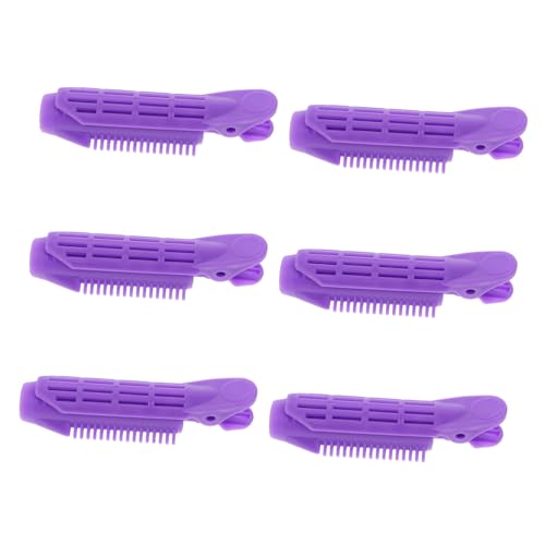 Baluue 6 Stück Haar Rollen Volumizing Wurzel Clips Selbst Grip Haarstyling Zubehör für Damen Lockenwickler Haarstyling Rollenclips Volumenclips für Haarwurzeln von Baluue