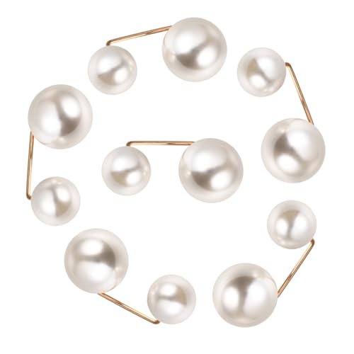 Baluue 6 Stück Teiliges Broschen sicherheitsnadeln mit Künstlicher Perle Robuste Anstecknadeln für Kleidung und Kragen Vielseitige Mode accessoires für Damen Langlebige Metalllegierung von Baluue