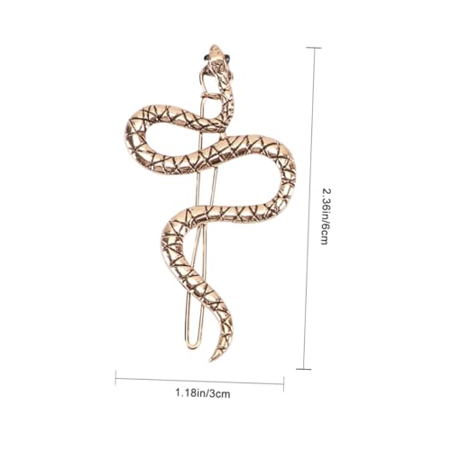Baluue 6 Stück Teiliges Metall schlangen haarspangen Vintage Haarklammern für Frauen und Mädchen Langlebige Legierung Flexibles Design für Dickes und Dünnes Haar Geeignet für Alltag und von Baluue