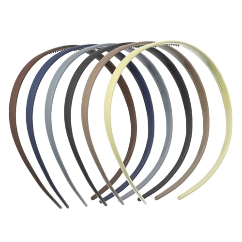 Baluue 6 Stück Teiliges Rutschfester Elastischer Kunststoff-haarreifen für Brillenträgerinnen Dünn Modisch Bequem Vielseitig Einsetzbar für Sport Alltag Party in Klassisch Khaki Braun Baluue 6 Stück Teiliges Rutschfester Elastischer Kunststoff-haarreifen für Brillenträgerinnen Dünn Modisch Bequem Vielseitig Einsetzbar für Sport Alltag Party in Klassisch Khaki Braun von Baluue