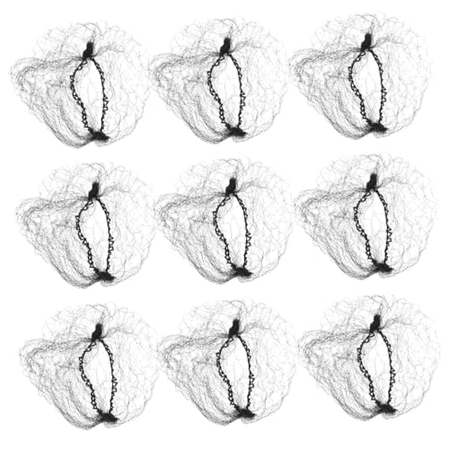 Baluue Haarnetze Für Männer 100 Stück Schwarzes Nylonnetz Ultrafeines Netz Elastischer Rand Atmungsaktiv Und Bequem von Baluue