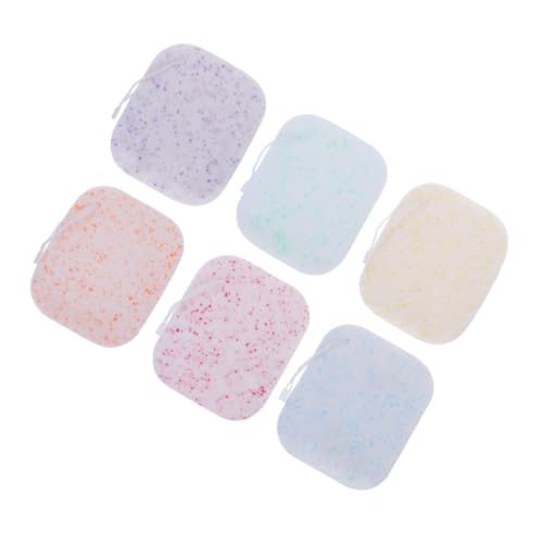 Baluue 6stücke Tragbare Reinigungspads Für Gesicht Dicke Make-up-entferner Baumwolle Sanfte Gesichtsreinigung Wiederverwendbare Reinigungsschwämme Mit Beruhigenden Düften Grüntee von Baluue