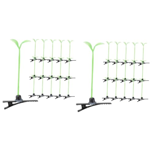 Baluue 60stücke Sojasprossen Haarspangen Lustige Haarschmuck Für Mädchen Süße Pflanzen-haarclips Für Verschiedene Outfits Deko Für Partys Und Alltag Einfach Zu Tragen Kombinieren von Baluue