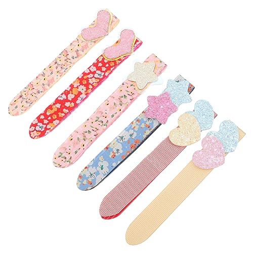 Baluue 6stücke Haarband Glitzer Haar Aufkleber Frauen Mädchen Haarband Glitzer Aufkleber Patch von Baluue