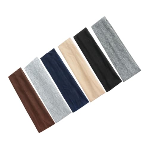 Baluue 6stücke Stirnbänder Für Damen Aus Baumwolle Elastische Sport-stirnbänder Rutschfeste Haar-bands Für Yoga Und Training Schweißbänder in Schlichtem Farbdesign Täglichen Baluue 6stücke Stirnbänder Für Damen Aus Baumwolle Elastische Sport-stirnbänder Rutschfeste Haar-bands Für Yoga Und Training Schweißbänder in Schlichtem Farbdesign Täglichen von Baluue