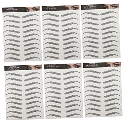 Baluue 6blätter Wasserdichte Augenbrauen Aufkleber Temporäre Brow Tattoos Für Augenbrauenform Leicht Anwendbar Und Langlebig Für Schnelles Augen-make-up Baluue 6blätter Wasserdichte Augenbrauen Aufkleber Temporäre Brow Tattoos Für Augenbrauenform Leicht Anwendbar Und Langlebig Für Schnelles Augen-make-up von Baluue