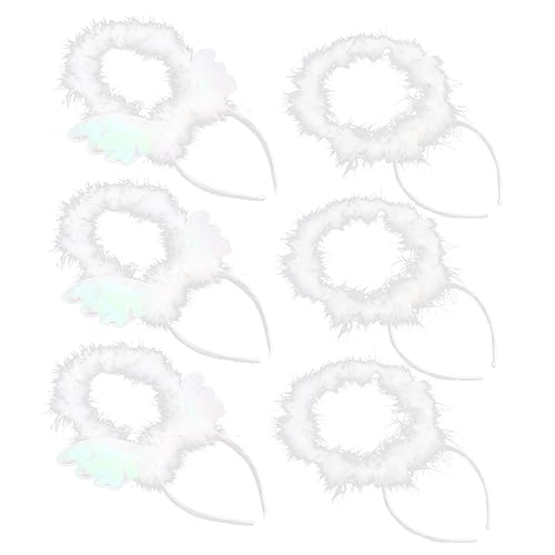 Baluue Performance-haar-accessoire – 6-teiliger Engel – Lustig Und Stylisch Für Frauen Mädchen Jungen – Lichtecht Und Vielseitig von Baluue