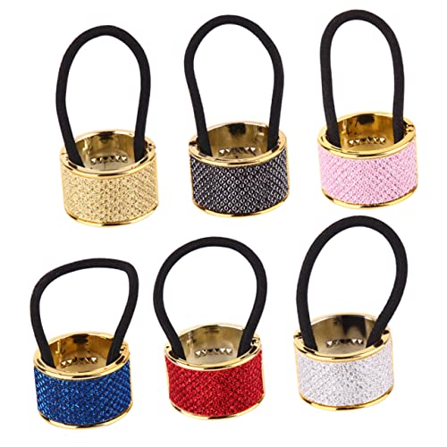 Baluue 6stücke Metall Pferdeschwanz Halter Manschetten Haar Krawatten Wraps Frauen Zubehör Für Mädchen Elasticsearchable Keywords von Baluue