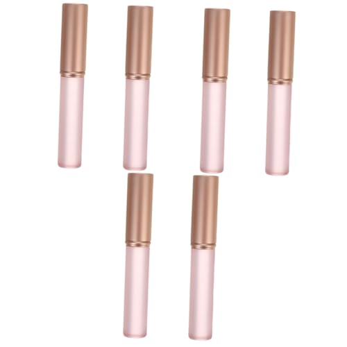 Baluue 6stücke Lippenpinsel Ergonomische Lip Gloss Applikatoren Für Frauen Tragbare Kosmetikwerkzeuge Für Perfektes Lippen-makeup Für Reisen Und Täglichen Gebrauch von Baluue