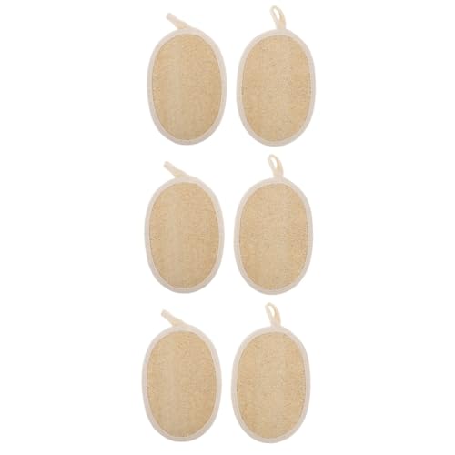 Baluue 6stücke Luffa Und Peeling-handtücher Strapazierfähige Natürliche Waschmittel Für Körperpflege Exfolierende Badeutensilien Für Sanfte Hautreinigung Und Entspannung von Baluue