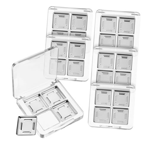 Baluue 6stücke Leere Lidschatten-Palette Mit Gitterdesign Aus Transparentem Material Robustem Kunststoff Sicherem Verschluss Und Ästhetik Baluue 6stücke Leere Lidschatten-Palette Mit Gitterdesign Aus Transparentem Material Robustem Kunststoff Sicherem Verschluss Und Ästhetik von Baluue