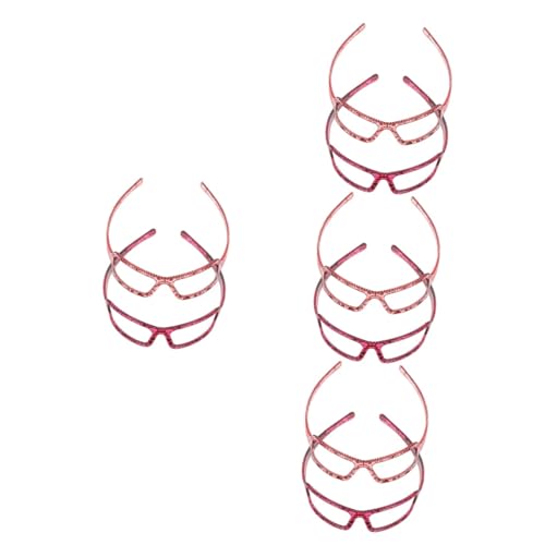 Baluue 8stücke Damen Stirnbänder Mit Brillen-design Modische Haarschmuck Für Partys Und Fotos Bequem Und Stilvoll Für Verschiedene Outfits Und Anlässe Kreative Haaraccessoires Für von Baluue