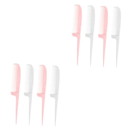 Baluue 8 Stk Klappbarer Zahnpickkamm Reise Haarbürste Tolle Haarbürste Herren Rattenschwanzkämme Zum Abschied Kleiner Kamm Entwirren Kamm Taschenkämme Geflochtener Kamm Faltkamm Plastik von Baluue