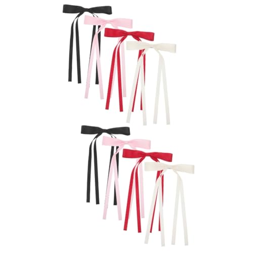 Baluue 8stücke Teiliges Haarschleifen Für Haarspangen Mit Niedlichem Design Schwarz Rot Und Beige Für Mädchen Und Damen Vielseitige Haaraccessoires Für von Baluue