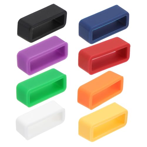 Baluue 8 Stück Teiliges Silikon Uhrenarmband Schlaufen Farbige Ring Loop Halter Rutschfest und Langlebig Weiches Material für Sicheren Halt und Schutz vor Verlust Praktische Armband Baluue 8 Stück Teiliges Silikon Uhrenarmband Schlaufen Farbige Ring Loop Halter Rutschfest und Langlebig Weiches Material für Sicheren Halt und Schutz vor Verlust Praktische Armband von Baluue