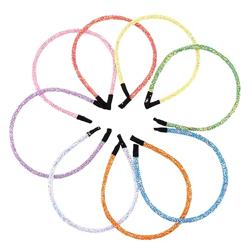 Baluue 8stücke Haarreifen Für Mädchen Bunte Pailletten Haarbänder Für Partys Geburtstagsfeiern Weihnachten Und Cosplay Accessoires Für Mädchen Und Jugendliche von Baluue