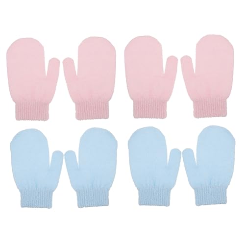 Baluue 8St badetuch handschuhe Gesichtsschwämme Reinigungsschwamm waschen exfoliating glove exfoliate gloves Handschuhe zur Reinigung des Badekörpers Badehaut-Reinigungshandschuhe Nylon von Baluue