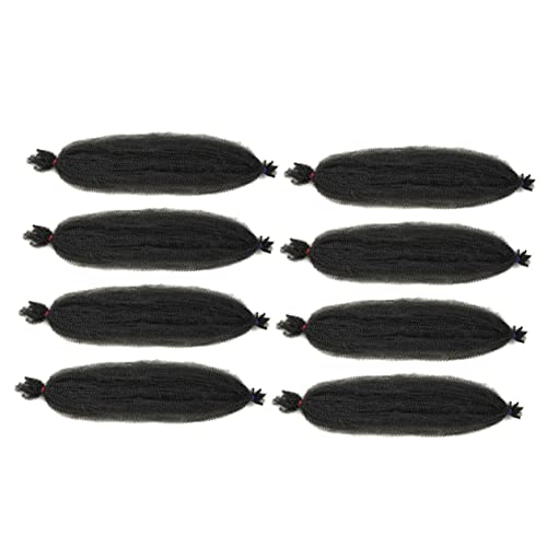 Baluue 8stücke Synthetische Gedrehte Perücke Mit Afro-haar Lange Haar Lockige Synthetische Haarverlängerung Für Frauen Mädchen Geflochtene Perückenverlängerung von Baluue