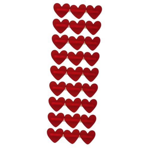 Baluue 9 Stk Liebe Haarnadel Haarschmuck Für Frauen Haarwerkzeuge Zum Stylen Ich Liebe Haarspangen Mit Krokodilklemmen Haarklammer Frauen Haarnadel Herz-haarnadel Legierung Rot von Baluue