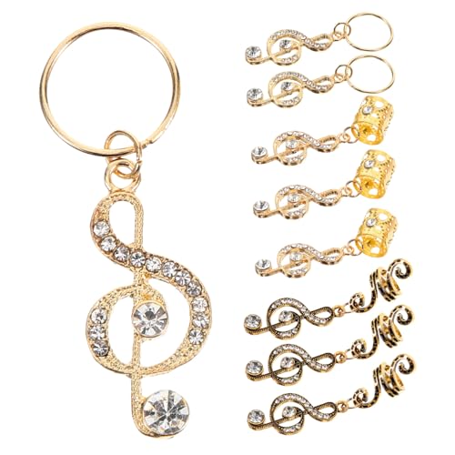 Baluue 9 Stück Haarzopf-schmuckanhänger Aus Metall für Frauen und Mädchen Im Alter Von 8–12 Jahren. von Baluue