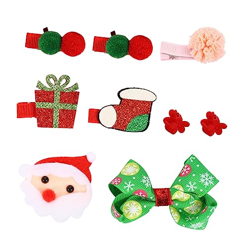 Baluue 9 Stück Teiliges Haargummi Weihnachten Elastische Haarbänder mit Cartoon Motiven Strapazierfähige Damen Haaraccessoires für Party und Alltag Langlebig und Vielseitig Einsetzbar von Baluue