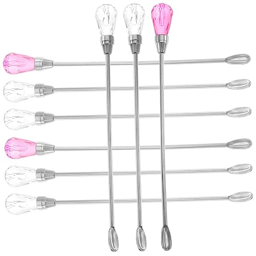 Baluue 9stücke Metall Rührstäbe Löffel Für Tätowierung Pigment Mischen Werkzeuge Zufällige Farbe Bruchfest Und Rostfrei von Baluue