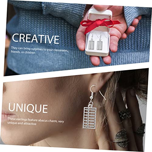 Baluue Abacus Ohrringe Damen Hängend Charm Design Leicht und Komfortabel Mathelehrer Dekorativer Schmuck für Frauen und Schüler von Baluue