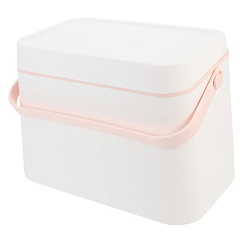 Baluue Aufbewahrungs-organizer Für Kosmetikartikel Aus Abs-material Mit Integriertem Spiegel Für Schreibtische Zur Ordnung Von Make-up Und Kleinigkeiten von Baluue