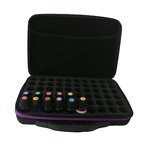 Baluue Aufbewahrungsbox Für Flaschen Ätherisches Öl Pro Flasche Reisebox Organizer Mit Reißverschluss Stoß Und Sturzsicher Leicht Zu Transportieren von Baluue