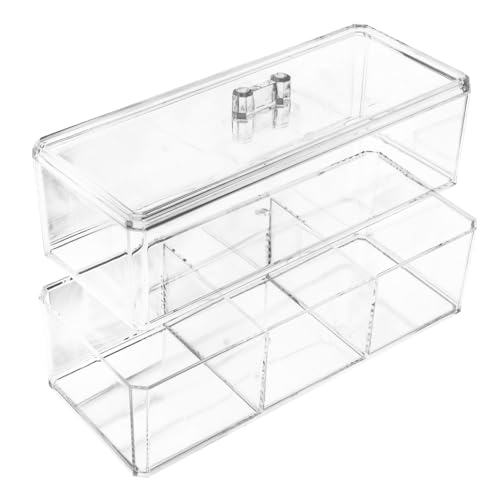 Baluue Kosmetikschwammhalter Mit Fächerdesign Aufbewahrungsbox Für Make-up-quaste Transparenter Organizer Für Kosmetikzubehör Sauber Und Ordentlich von Baluue