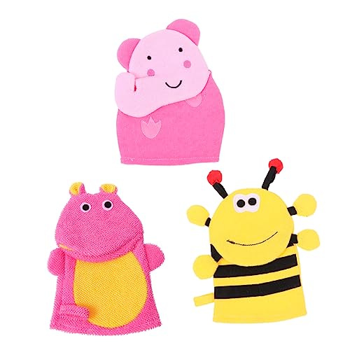 Baluue 3stücke Mädchen-badehandschuhe Mit Tiermotiven Lustige Weiche Für Mädchen Und Kleinkinder Für Sanftes Baden Und Hautpflege Für Weihnachten Shower Baluue 3stücke Mädchen-badehandschuhe Mit Tiermotiven Lustige Weiche Für Mädchen Und Kleinkinder Für Sanftes Baden Und Hautpflege Für Weihnachten Shower von Baluue