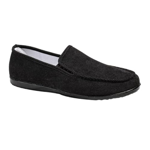 Baluue Bequeme Herren Freizeitschuhe mit Weicher Sohle Atmungsaktiv Leicht Modisch für Alltag Joggen Shopping und Freizeit Langlebige Pu Sohle Design Schwarz von Baluue