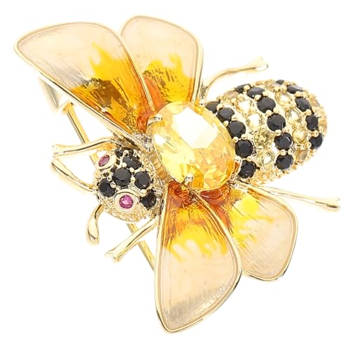 Baluue Bienenbrosche Vintage Anstecknadel aus Kupfer Modisches Insekten design Cartoon stil Kleine Brosche für Kleidung Schals Hüte Damen und Herren Accessoire Baluue Bienenbrosche Vintage Anstecknadel aus Kupfer Modisches Insekten design Cartoon stil Kleine Brosche für Kleidung Schals Hüte Damen und Herren Accessoire von Baluue