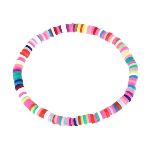 Baluue Boho Style Soft Clay Armband Elastisches Strand Handgelenksband Bunte Perlen Kordelarmband Damen Schmuck von Baluue