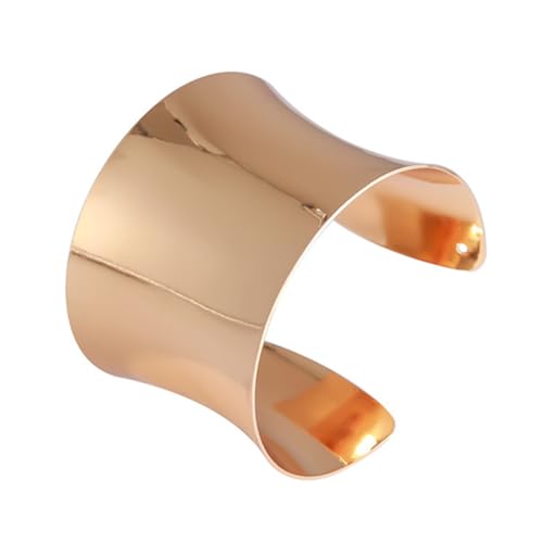 Baluue Breiter Punk-armband Manschette Grooved Cuff Bracelet Verstellbarer Offener Armreif für Damen und Herren Modischer Armschmuck Baluue Breiter Punk-armband Manschette Grooved Cuff Bracelet Verstellbarer Offener Armreif für Damen und Herren Modischer Armschmuck von Baluue