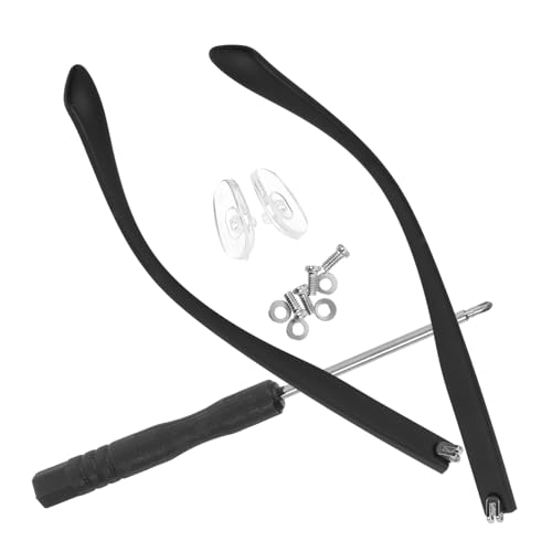 Baluue Brillen Ersatzbügel Mattierte Brillenbügelbeine Breit Antirutsch Brillen Reparatur Zubehör für Sport und Alltag von Baluue