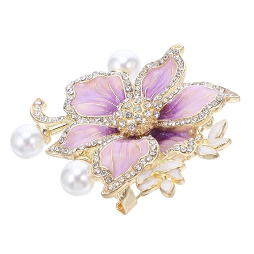 Baluue Brosche mit Perlenbesatz Elegante Vintage Blumen Brosche für Damen Modische Anstecknadel für Abendkleider Festliche Accessoires für Ball Bankett und Besondere Anlässe Baluue Brosche mit Perlenbesatz Elegante Vintage Blumen Brosche für Damen Modische Anstecknadel für Abendkleider Festliche Accessoires für Ball Bankett und Besondere Anlässe von Baluue