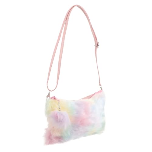 Baluue Bunte Plüsch Damen Umhängetasche Tie dye Design Weiche Oberfläche Strapazierfähiges Material Vielseitige Schultertasche für Reise Party Alltag Modische Crossbody Bag Baluue Bunte Plüsch Damen Umhängetasche Tie dye Design Weiche Oberfläche Strapazierfähiges Material Vielseitige Schultertasche für Reise Party Alltag Modische Crossbody Bag von Baluue