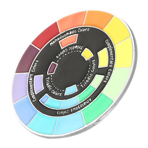 Baluue Bunte Runde Brosche aus Emaille Modische Anstecknadel für Kleidung Taschen Hüte Eleganter Schmuck für Damen Vielseitiges Accessoire zur Kleiderdekoration Baluue Bunte Runde Brosche aus Emaille Modische Anstecknadel für Kleidung Taschen Hüte Eleganter Schmuck für Damen Vielseitiges Accessoire zur Kleiderdekoration von Baluue