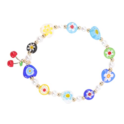 Baluue Charmantes perlen armband für Mädchen und Damen Buntes Beaded design Modisches Schmuckstück Accessoire für Alltag Geburtstag Weihnachten und Besondere Anlässe von Baluue