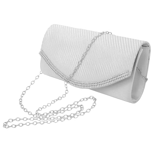 Baluue Damen Clutch Handtasche mit Sicherem Verschluss Abendtasche für Hochzeit Party und Prom Geräumige Kleine Umhängetasche mit Kette Stilvoll und Praktisch für Besondere Anlässe von Baluue