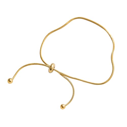 Baluue Damen Fußkettchen aus Titanstahl Verstellbar Leicht und Hautfreundlich Elegantes Design für Strand Party Hochzeit und Alltag Modischer Schmuck mit Dezenter Schlangenoptik von Baluue