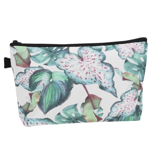 Baluue Kosmetiktasche Für Damen Reise Kulturbeutel Mit Reißverschluss Blumenmuster Für Reisen Und Outdoor Aktivitäten von Baluue
