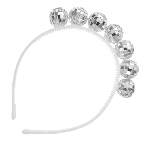 Baluue Disco Ball Haarreif mit Retro Spiegelkugel Party Haarband für Damen Rutschfester Kopfschmuck Einzigartiges Accessoire für Mottopartys und Karneval Deko für Disco Events von Baluue