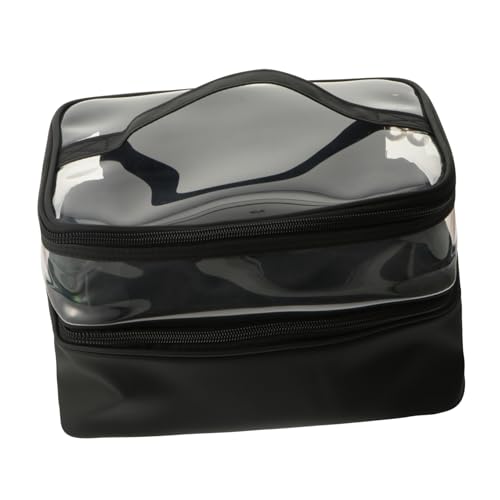 Baluue Doppel-Schicht Make-up Kosmetiktasche Reise Organizer Outdoor Tasche Aus Kunststoff Und Pu Verschleißfest Für Geschäftsreisen Tourismus Fitnessstudio Camping Baluue Doppel-Schicht Make-up Kosmetiktasche Reise Organizer Outdoor Tasche Aus Kunststoff Und Pu Verschleißfest Für Geschäftsreisen Tourismus Fitnessstudio Camping von Baluue